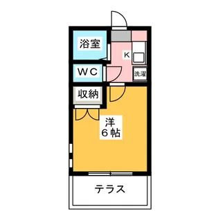 ハイツ高城見附【1階】の間取り