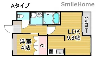グランディール加藤【1階】の間取り