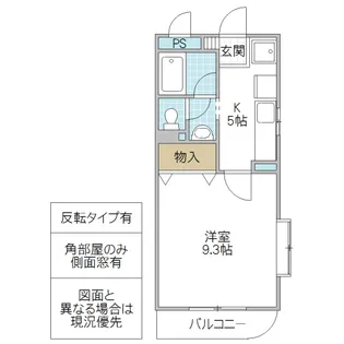 フォーライフグリーン B棟【1階】の間取り