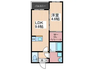 BRAVE BASE廿日市【1階】の間取り