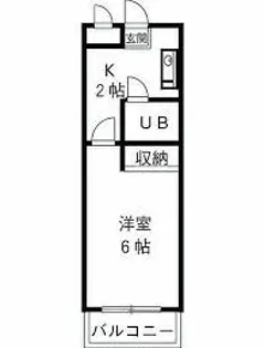 井上ビル【2階】の間取り