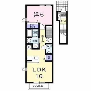 リアルエステートI【2階】の間取り