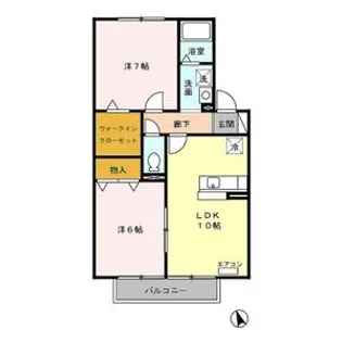 ひだまりC【2階】の間取り