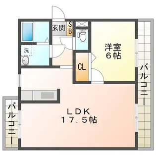 アバンハウスI【2階】の間取り