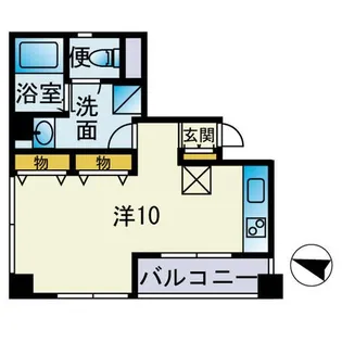 リノスタイル月島【3階】の間取り