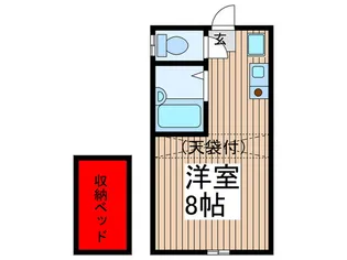 メゾンオランジュ【2階】の間取り
