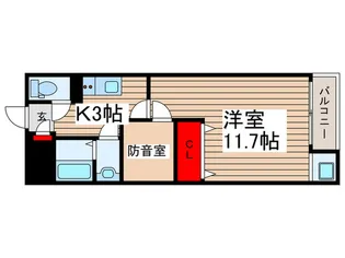 SKビル拾四番館【3階】の間取り