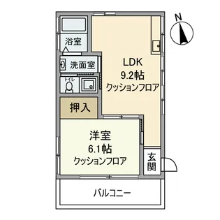ミッキーハイム【2階】の間取り