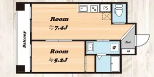 エスポワール伊勢佐木【3階】の間取り