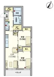 【シニア限定】Magnolia【2階】の間取り