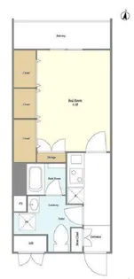 コンポジット中目黒【2階】の間取り