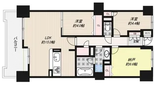 アマックス横浜【6階】の間取り