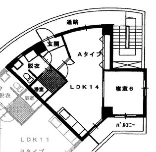 コーポ・モア【4階】の間取り