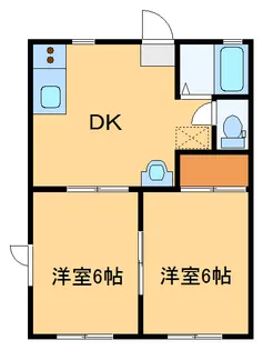 ヴィラリエゾン【2階】の間取り
