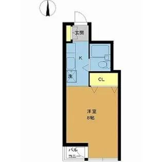 エスティーマンション【3階】の間取り