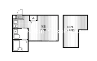 リヴィエール・マツダ【1階】の間取り