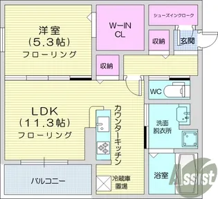 D-ROOM泉崎1【3階】の間取り