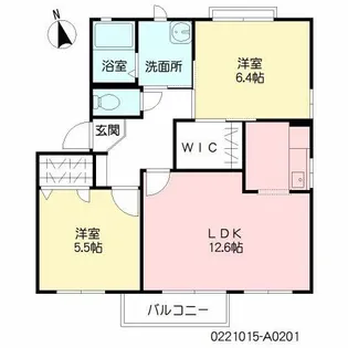 フォーレス木場 A棟【2階】の間取り