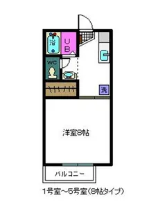 メモリアルシティD【2階】の間取り