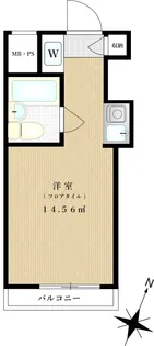 TOP恵比寿【1階】の間取り