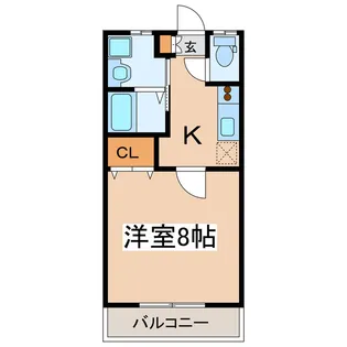 monkey pod【2階】の間取り