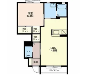 サルテール【1階】の間取り