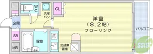 エクステリアJIN川内【2階】の間取り