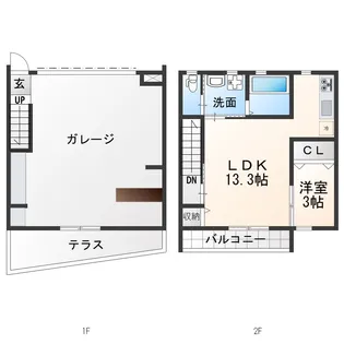 クラスティーナ160【2階】の間取り