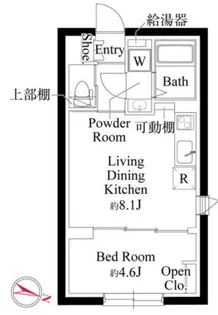 CASA PIAZZA 品川イースト(カーサピアザ品川イースト)【2階】の間取り