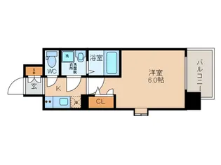 エスリード新大阪グランファースト【10階】の間取り