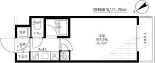 パレステュディオ渋谷EAST【2階】の間取り