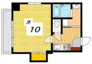 エイトバレー40平和大通り【4階】の間取り