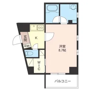 ブラン ヴェール【1階】の間取り