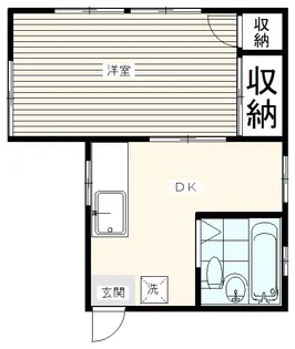 有明荘【2階】の間取り