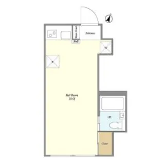 est Largo SHIBUYA【3階】の間取り