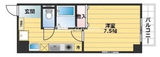 レジェンドール堺筋本町【8階】の間取り