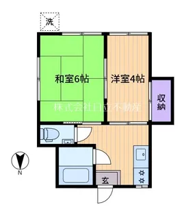 イワセハイツ【1階】の間取り