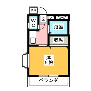Sハイム宮崎【2階】の間取り