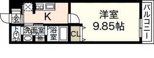 シャウエル牛田【1階】の間取り