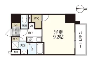 I-STAGE住吉町【4階】の間取り