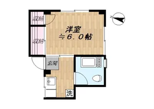 大井パレス【3階】の間取り