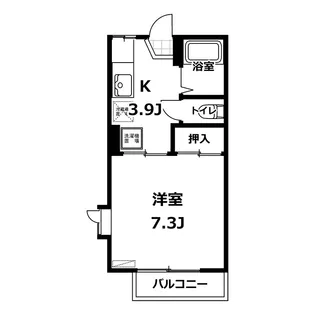 メゾン・ド・ユー【1階】の間取り