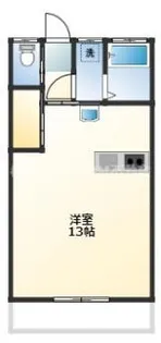 グランディール吉尾【1階】の間取り