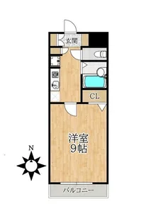 リヴェール葛西【4階】の間取り