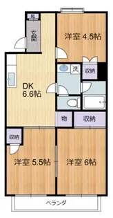 モアクレスト【1階】の間取り