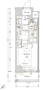 Log反町sta.【4階】の間取り