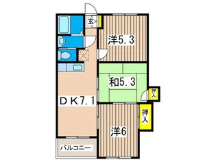 ミネハイツ【2階】の間取り