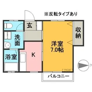 イーストビレッジA棟【2階】の間取り