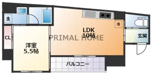 エフ・パークレジデンス横浜反町4281【7階】の間取り