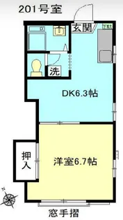 サンハイツ早宮【2階】の間取り